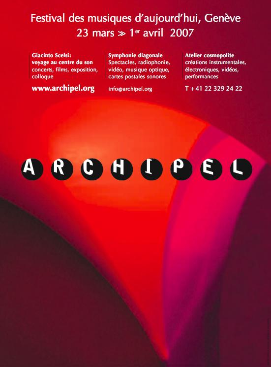 Affiche Archipel 2007