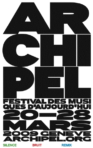 Affiche Archipel 2009
